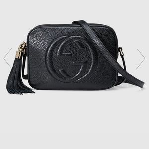 GUCCI SOHO SMALL LEATHER DISCO BAG lightly used.